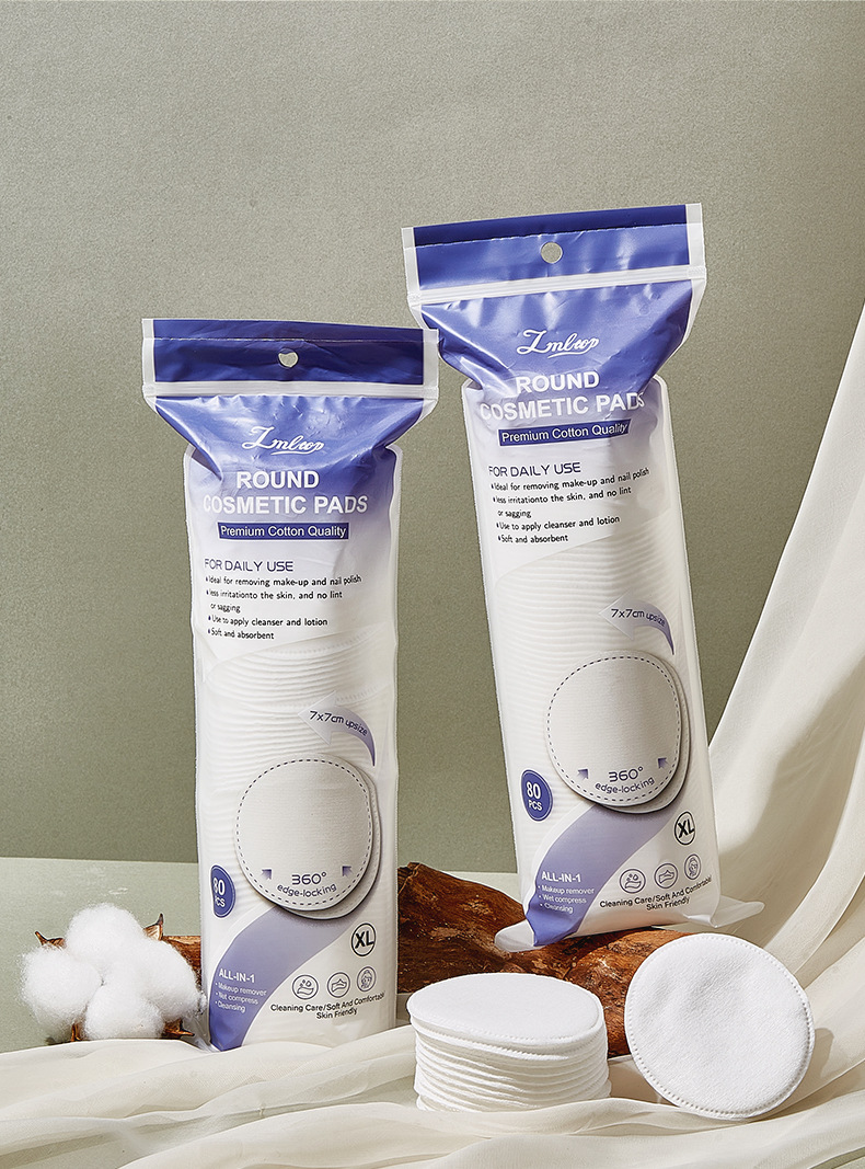 LMLTOP圆形化妆棉80片70mm加大圆棉湿敷卸妆棉片跨境专供SY462详情11