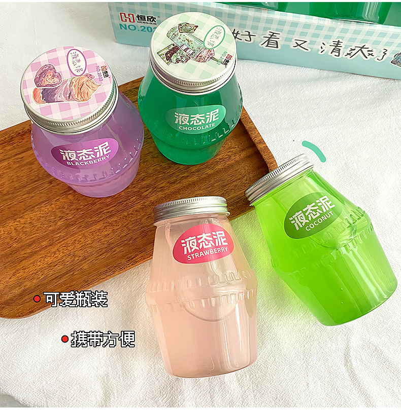 网红直播水晶泥解压起泡胶不粘手抱抱奶液态泥网红瓜尔胶摆摊玩具详情7