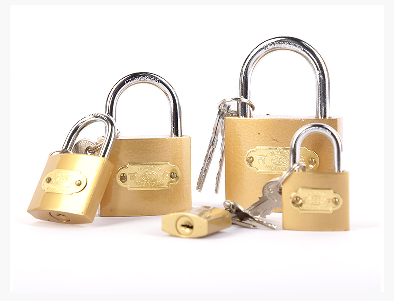 Single-opening imitation copper padlocks, dormitory cabinet lock heads, student drawer locks, household padlocks wholesale, lock manufacturer pic 14