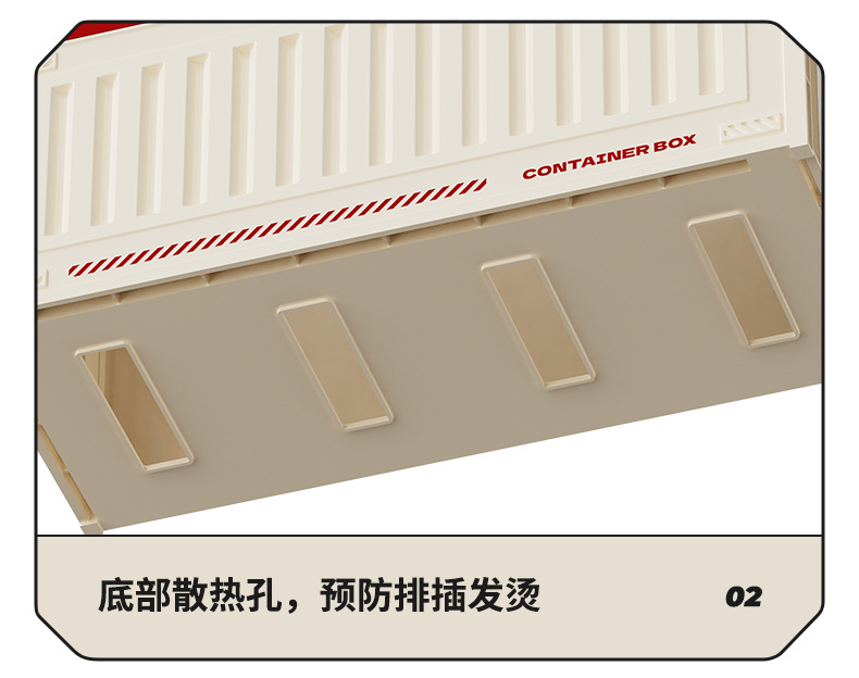 Power wire storage box, power strip, power strip, wiring, desktop organization, shielding tool, data cable socket, hub box pic 14