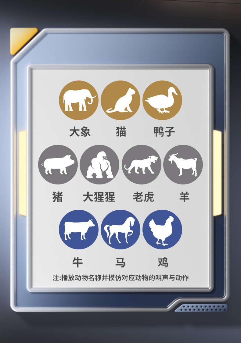 YDJ智能遥控机器狗儿童益智玩具特技机械狗声光音乐讲故事遥控车详情15