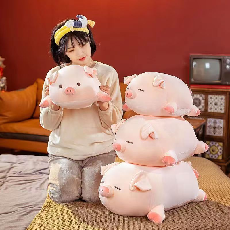 MINISO名创优小猪公仔抱枕毛绒玩具睡觉玩偶生日礼物可爱抓机娃娃详情12