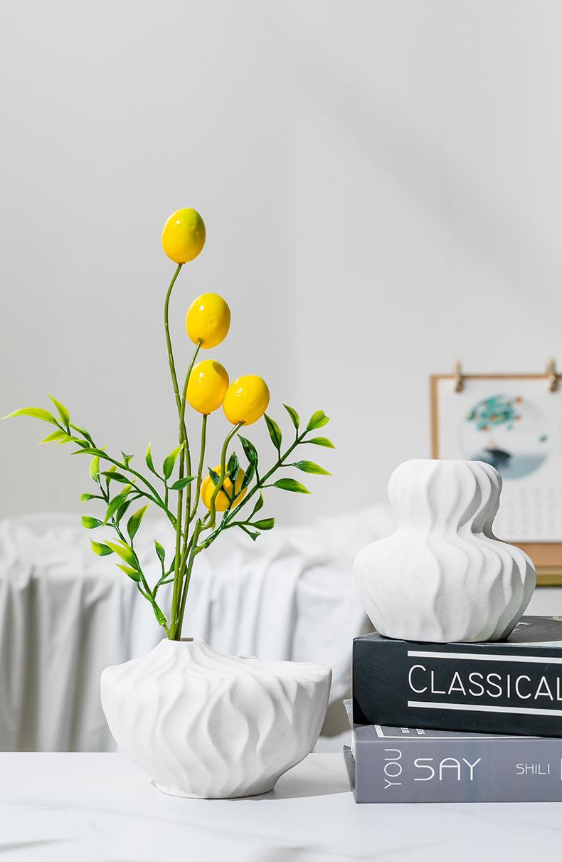 2025 Nordic ceramic vases, decorative items, dried flowers, flower arrangements, TV cabinets, home decorations, creative living room cross-border designs pic 1