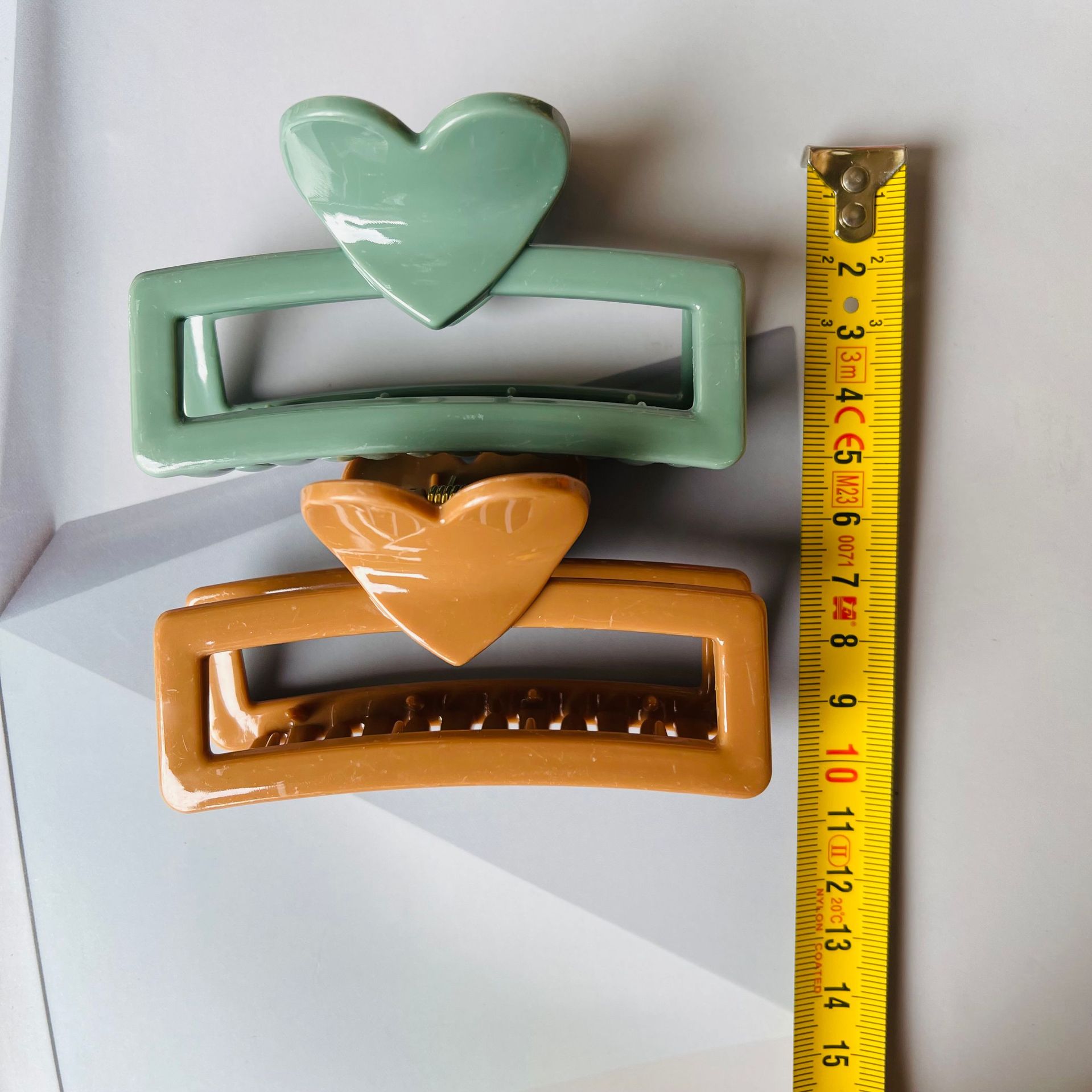 【 Zone 1-12 】7003 heart-shaped Square Hairpin 12/ pack 1200/ box Large heart-shaped square hairpin 1 yuan 2 yuan Store Supply Heart-shaped hair clip Back head bun Hairpin clip clip Hair accessory batch pic 4