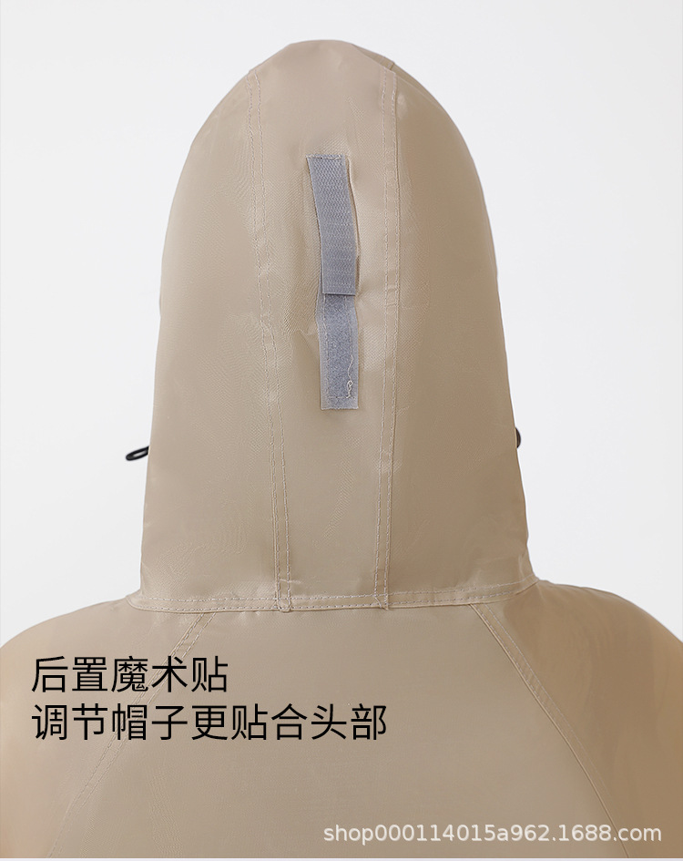 雨衣电动车雨衣全身一体式摩托车雨衣加厚防暴雨衣骑行电动车雨披详情21