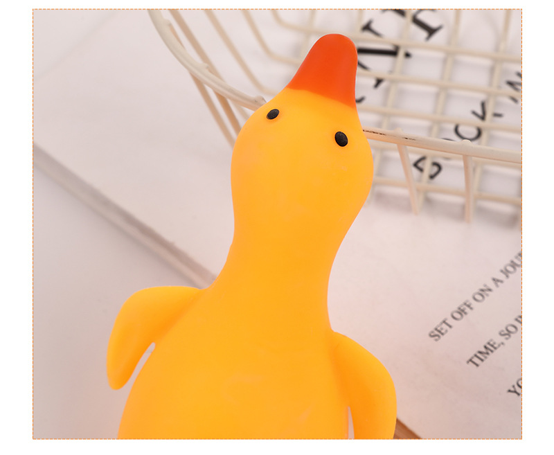 网红呆萌大黄鹅减压玩具慢回弹卡通捏捏乐缓解压力发泄拉伸玩具详情11