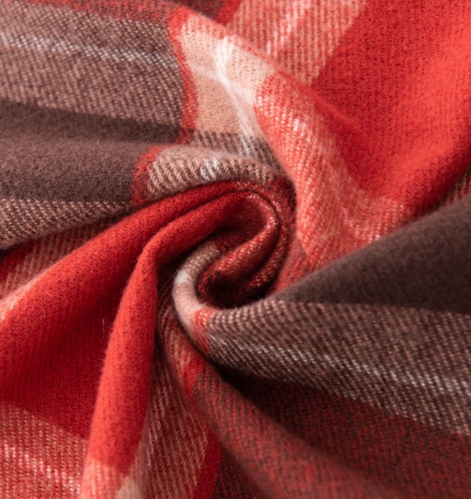 2025跨境仿羊绒格子围巾女冬季高级感时尚简约围脖中长款保暖披肩详情14