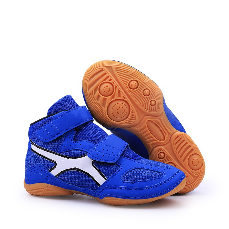 摔跤训练健身比赛儿童成人运动鞋摔跤鞋拳击鞋耐磨透气款男女通用详情6