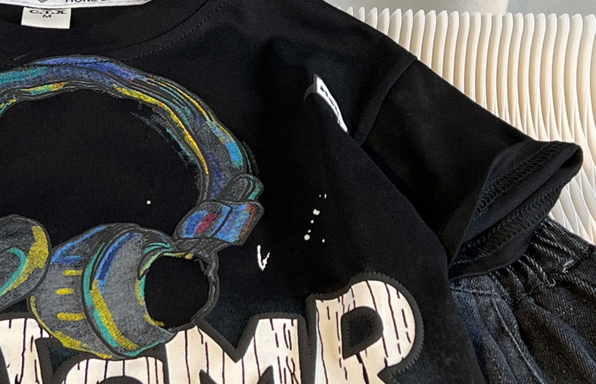 儿童套装男童夏装2025新款痞帅男孩短袖T恤两件套宝宝夏季衣服薄详情23