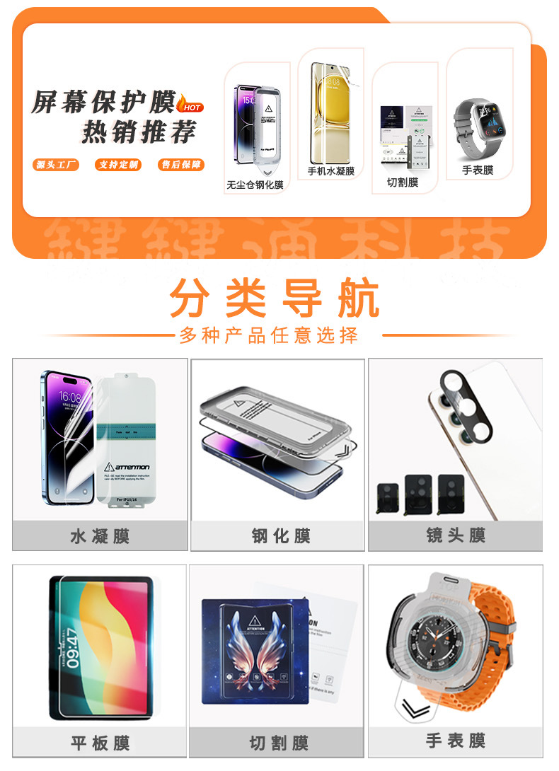 适用苹果手表膜s10iwatch膜水凝膜防指纹保护膜applewatch手表膜详情5