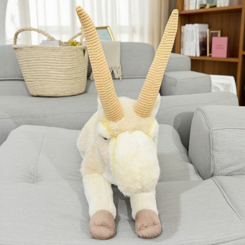 Customized plush toys of simulated animals, Saiga antelope dolls, throw pillows, skin-friendly soothing gifts, accessories and decorative items from the manufacturer pic 1