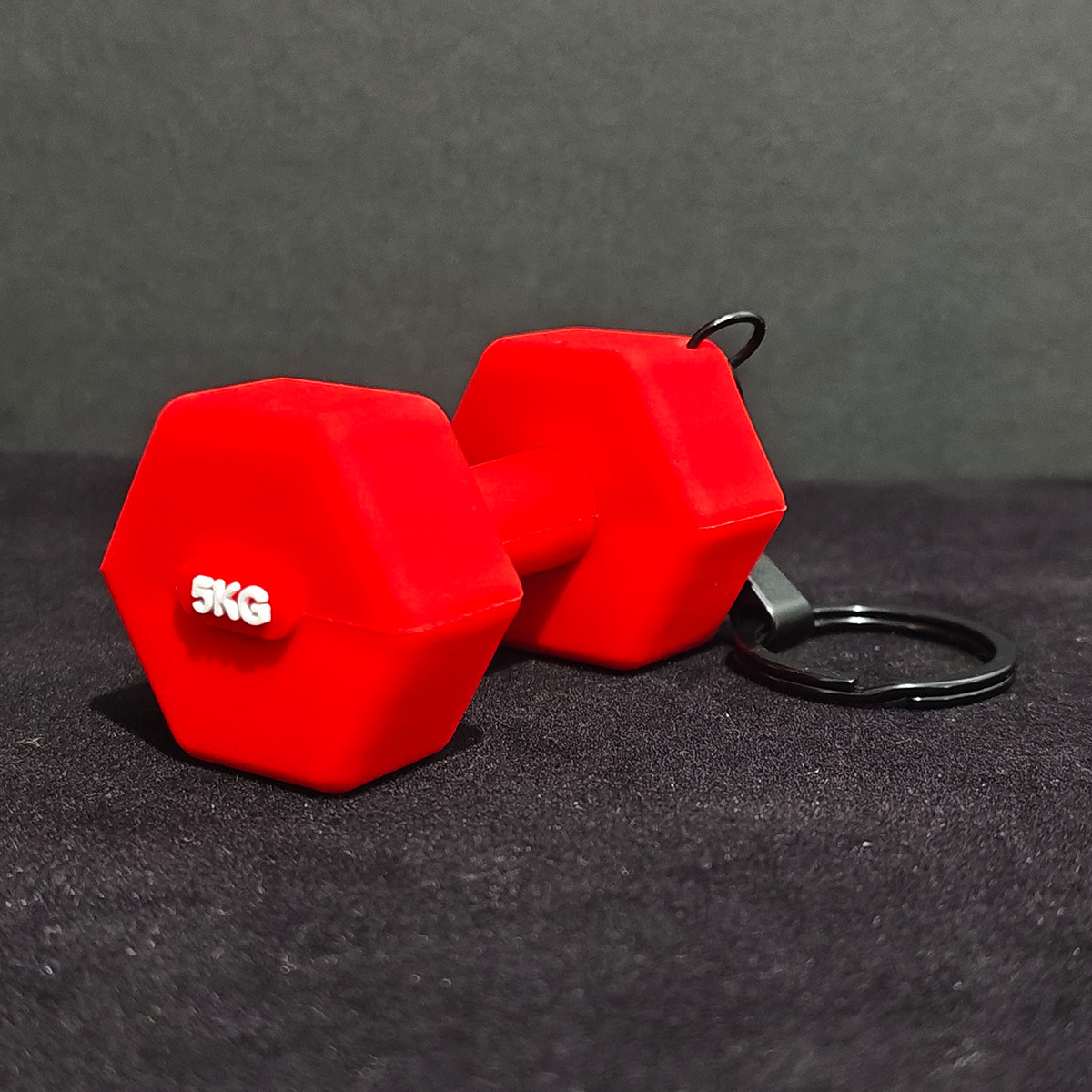 miu系多巴胺色彩健身仿器材包挂配件挂饰健身系列钥匙扣批发零售详情6