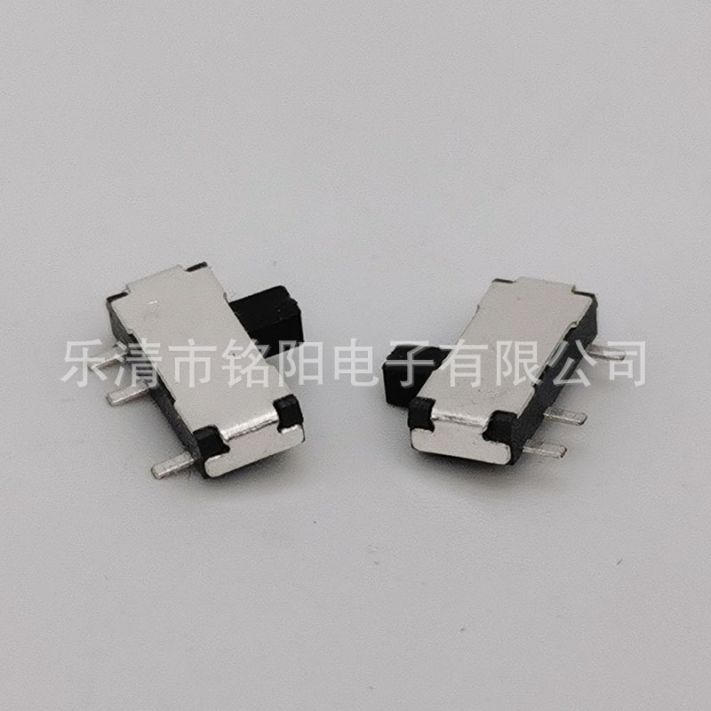 Horizontal two-position toggle switch, mini two-position three-pin surface mount toggle switch, mini three-pin sliding switch pic 10
