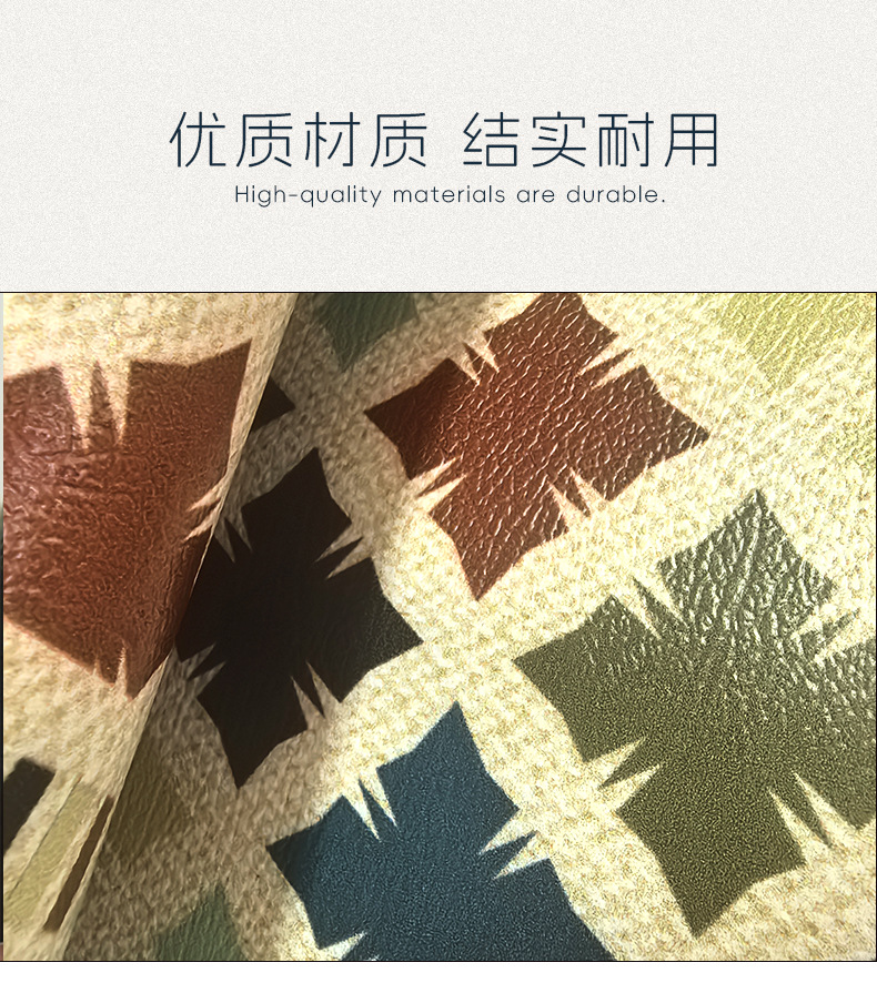 美式高级感皮革餐垫防水防油免洗隔热垫餐桌茶几盘垫杯碗耐脏垫子详情6