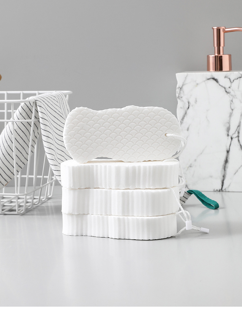 The bath sponge does no harm to the skin. It is a painless and soft scrubbing tool for both adults and babies pic 12