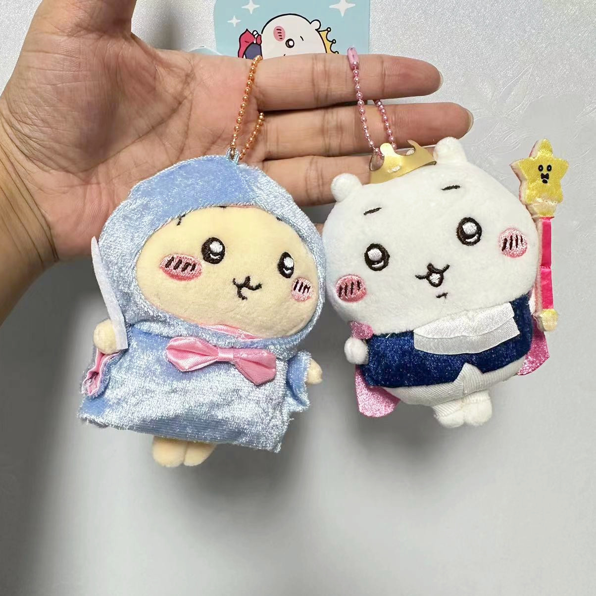 Chiikawa王子魔法师小八吉伊卡哇乌萨奇毛绒公仔挂件饰品玩偶包包挂饰毛绒玩具布艺公仔礼物详情3
