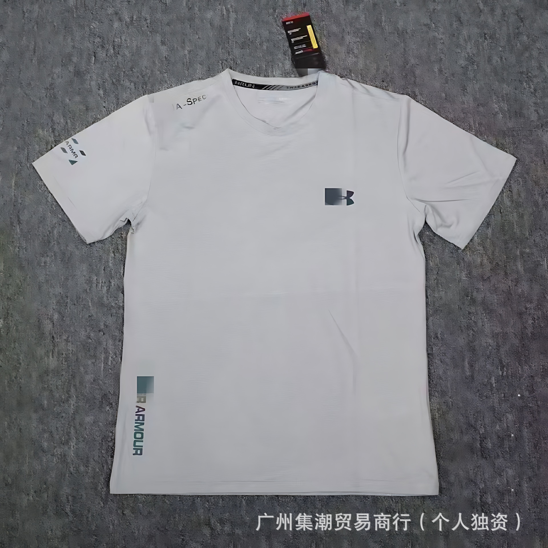 跨境夏季冰丝速干T恤短袖男士户外运动吸湿排汗宽松美式轻薄透气详情15