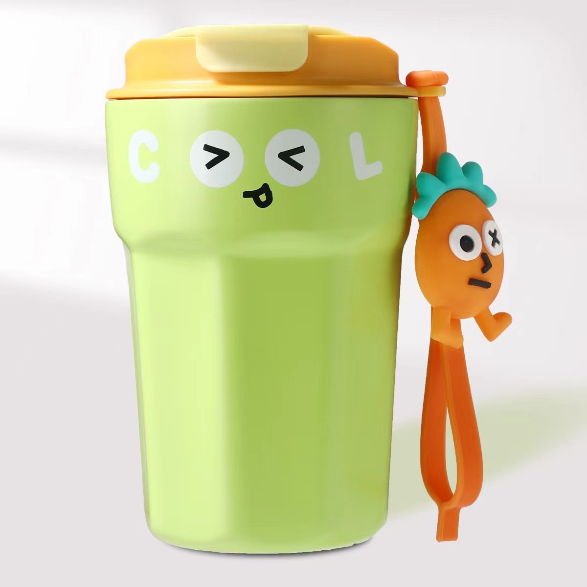 奇趣果汁杯 高颜值316不锈钢保温杯可爱咖啡杯便携手提保温保冷杯详情7