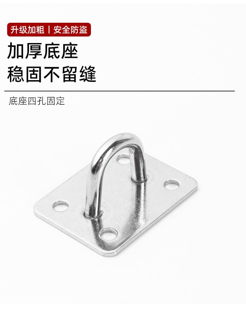 不锈钢锁扣卡扣门扣门栓搭扣老式门锁挂锁门鼻子柜门木门锁牌插销详情11