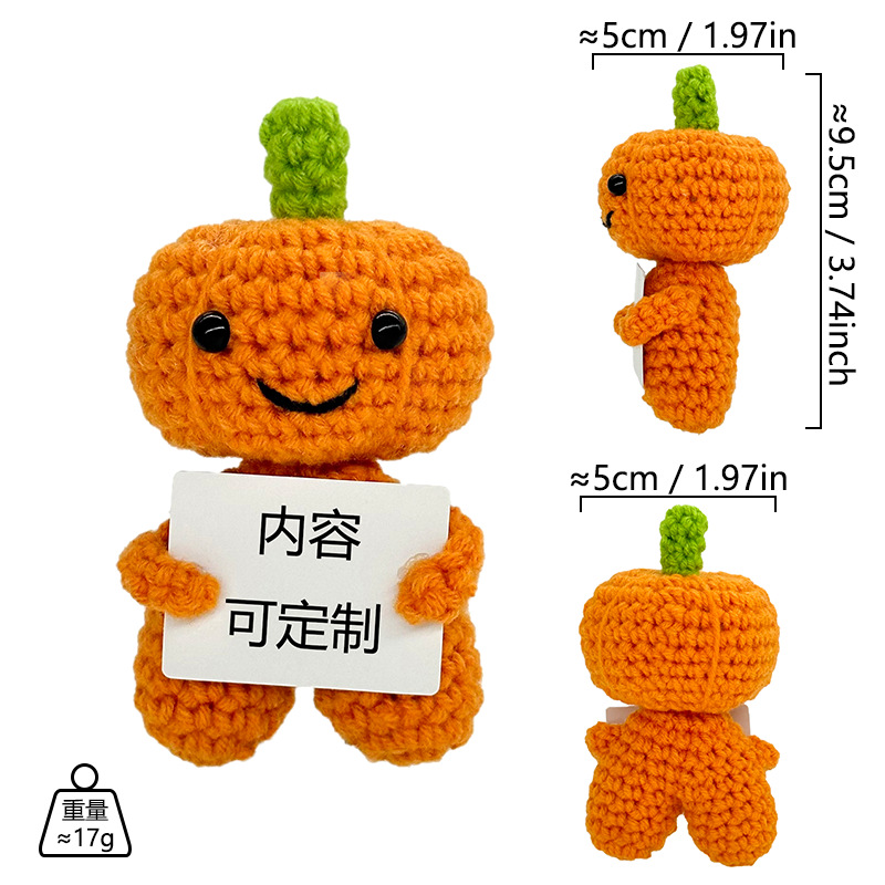 Wholesale and customization of white ghost-shaped crocheted dolls, plush toys and trendy toys pic 15