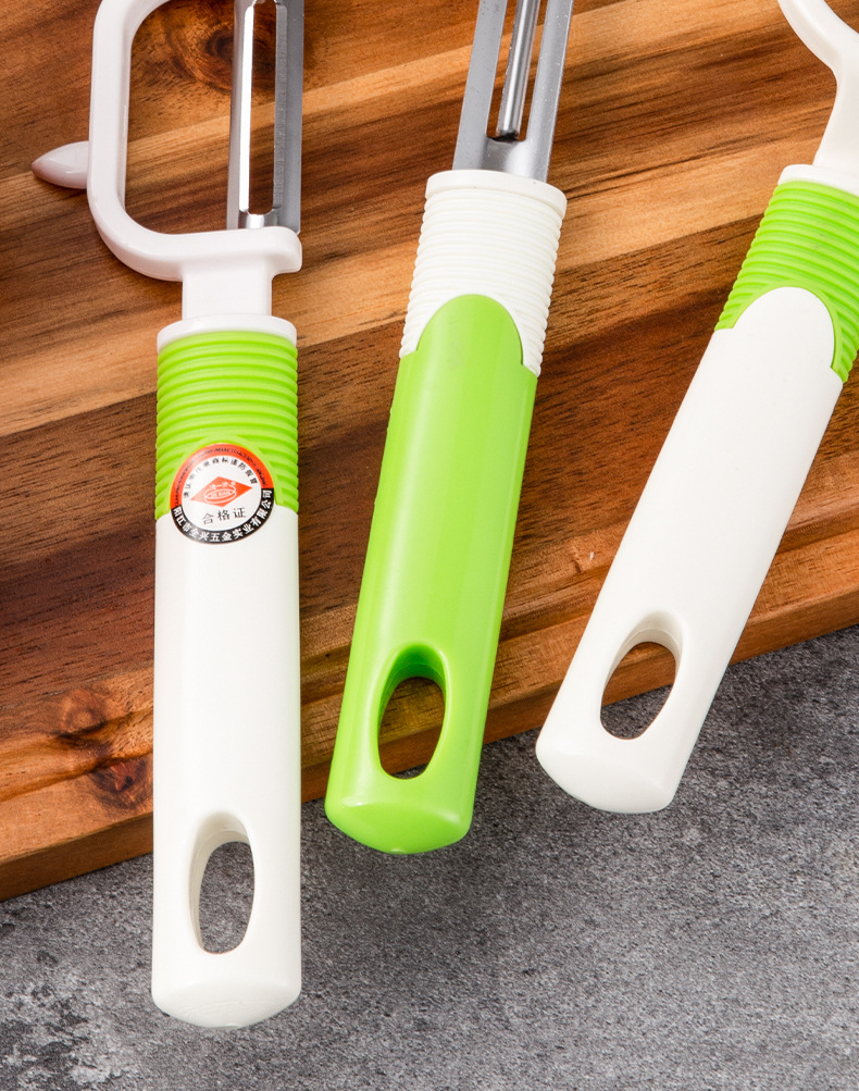 阳江正品德贤不锈钢水果刀 厨房便携削皮刀 家用切瓜刀果皮详情9