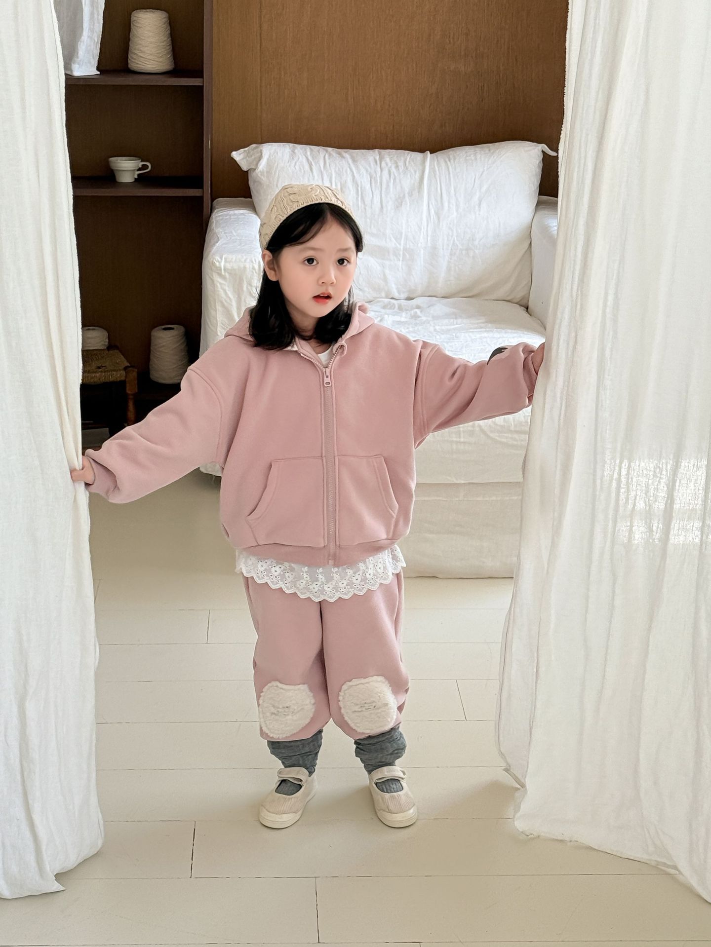 【清仓款】维木童装女童加绒卫衣套装2024冬季新款儿童韩版上衣卫详情3