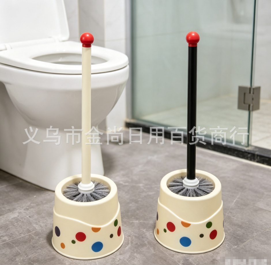 Creative high appearance level toilet brush, no blind spots in the toilet, household bathroom squat toilet, long-handled toilet cleaning brush, cleaning brush wholesale pic 3