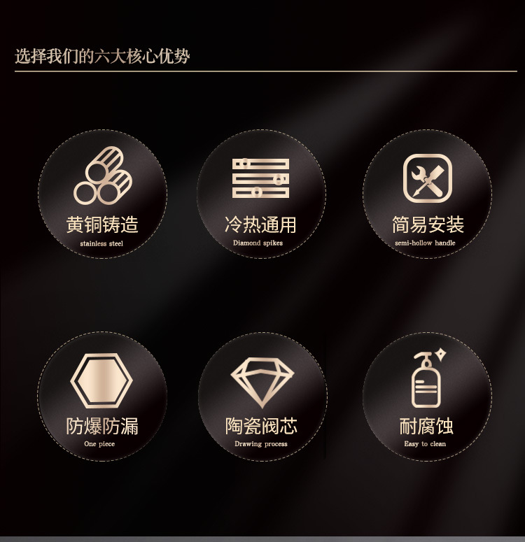 All-copper washing machine faucet automatic stop valve special snap-on faucet connector drum automatic 46 points universal pic 3