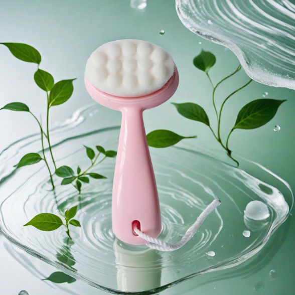 如意洗脸刷 软毛长柄洗脸刷 卸妆去角质手动洁面刷实力厂家详情6