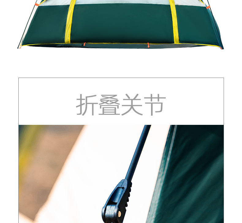 帐篷户外全自动露营野营装备用品大全两门两窗防晒防紫外线厂家详情12