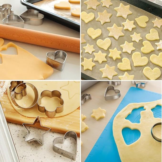 30件套不锈钢饼干模具心星花饼干切曲奇按压成型模具DIY烘焙用具详情7