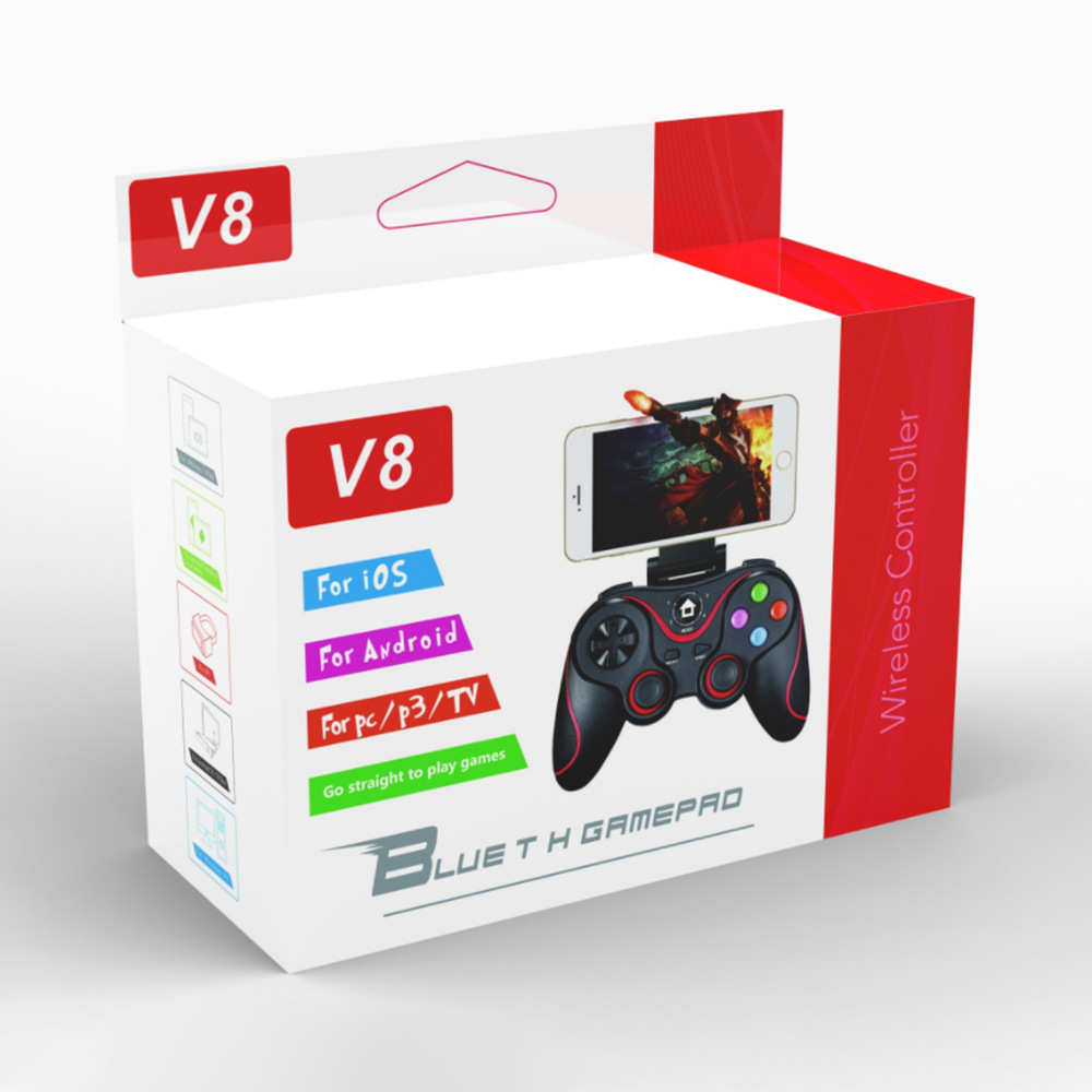 The V8 gamepad supports mobile phone/Android /ios gamepads, ps3/pc gamepads and Bluetooth gamepads pic 13