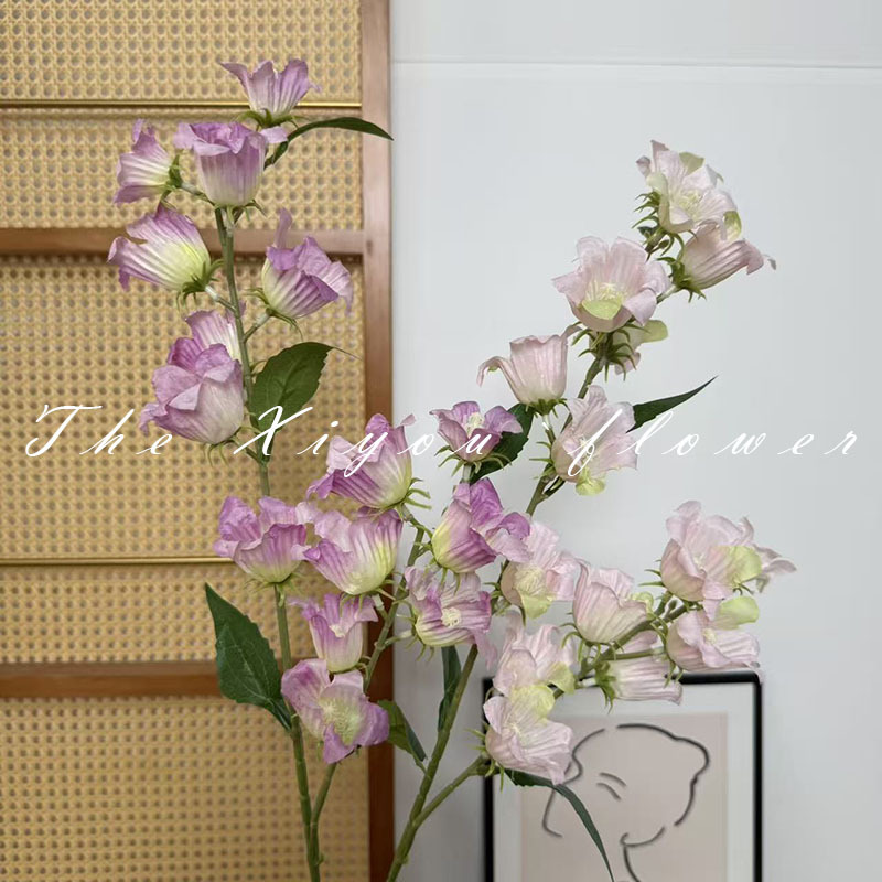 New high-branch wind chime artificial flower arrangement, home living room dining table decoration flower, wedding hall flower arrangement pic 15