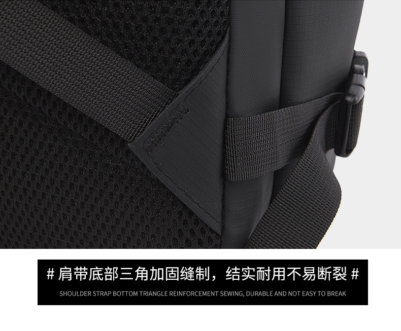 The new business backpack for men with a high-end feel, large-capacity water-resistant computer backpack, and multi-functional student backpacks are trendy pic 19