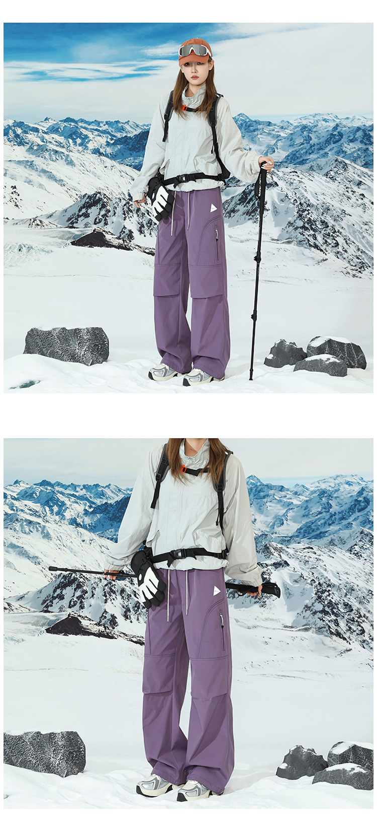 美式机能风春季三防冲锋裤男款户外登山裤防风防水休闲裤子工装裤详情25