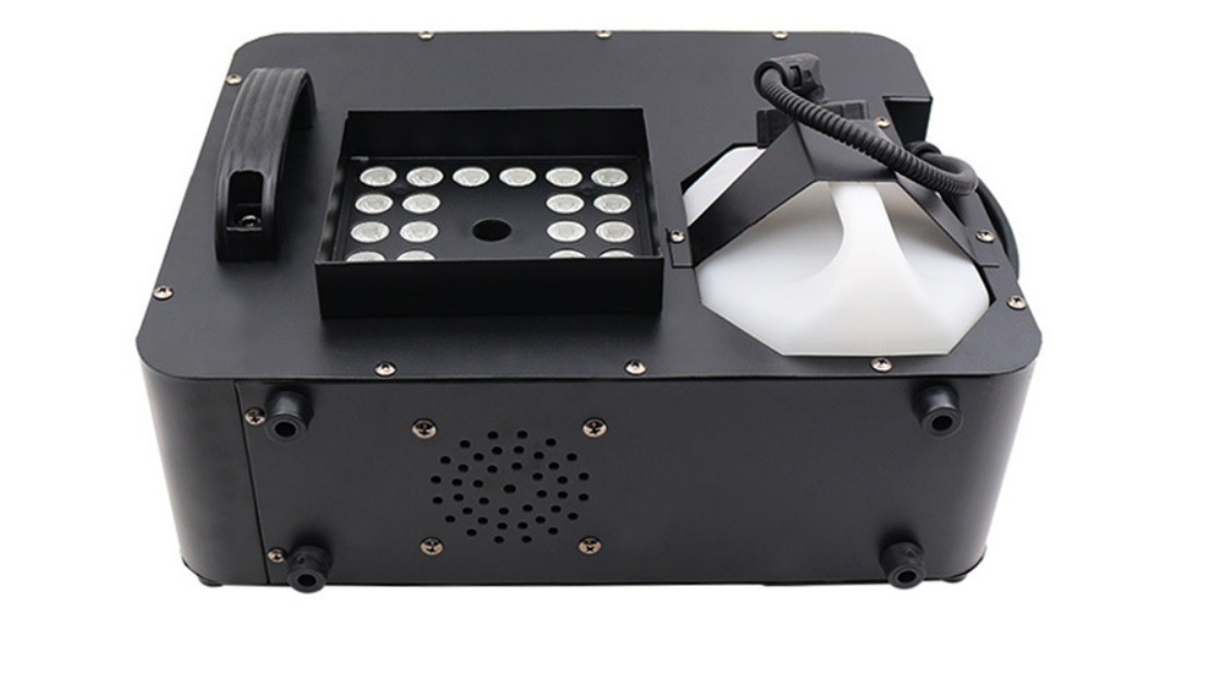 厂家直销LED1500w上喷汽柱烟雾机led气柱烟机24颗led七彩喷烟雾，酒吧夜店气氛活动渲染，大型婚庆活动营造氛围详情5