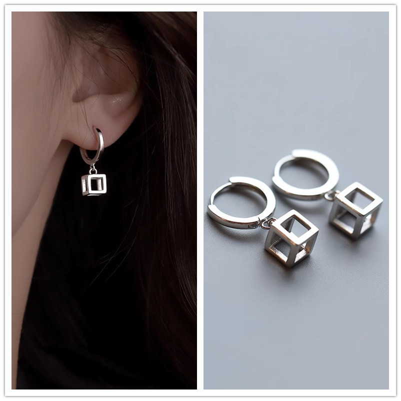 925 Silver Needle Earring Earrings for Women with a high-end feel, plain ring earrings, 2025 new bestseller, niche design, light luxury stud earrings pic 21