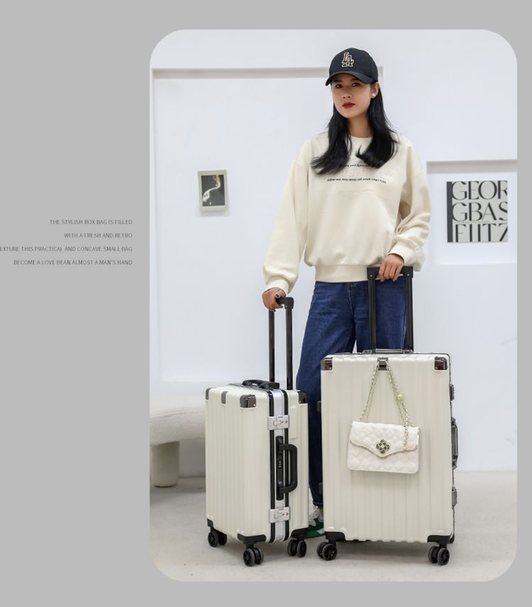 【专属】新款拉杆箱女铝框行李箱男大容量旅行箱加厚密码箱学生详情18