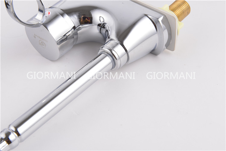 双孔单把面盆水龙头 浴室洗手盆混水阀 南安卫浴水暖厂家直销详情3