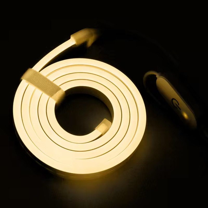 USB灯带5V低压柔性霓虹硅胶灯条防水led化妆镜床头电视背景氛围灯详情20