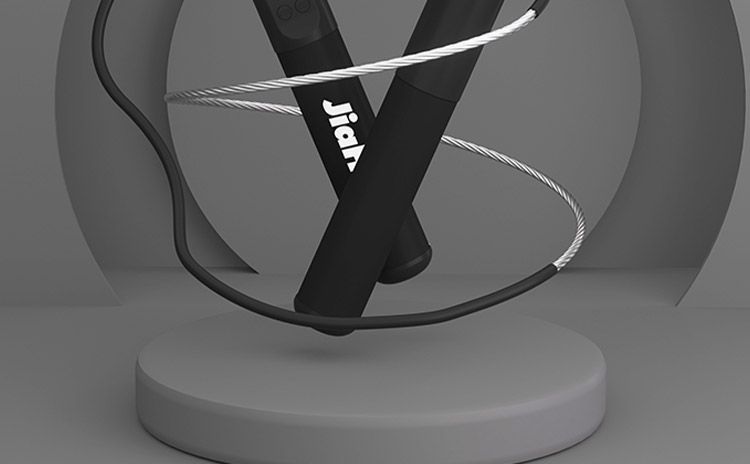 制定颜色LOGO】中考专用学生跳绳负重计数初中生体育训练钢丝跳绳详情10
