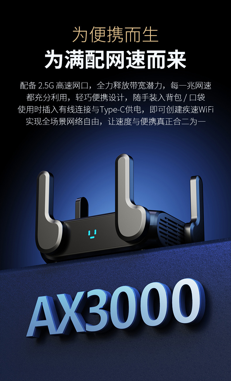 COMFASTCF-WR632AX电竞MESH组网WiFi6千兆双频3000M无线路由器详情3