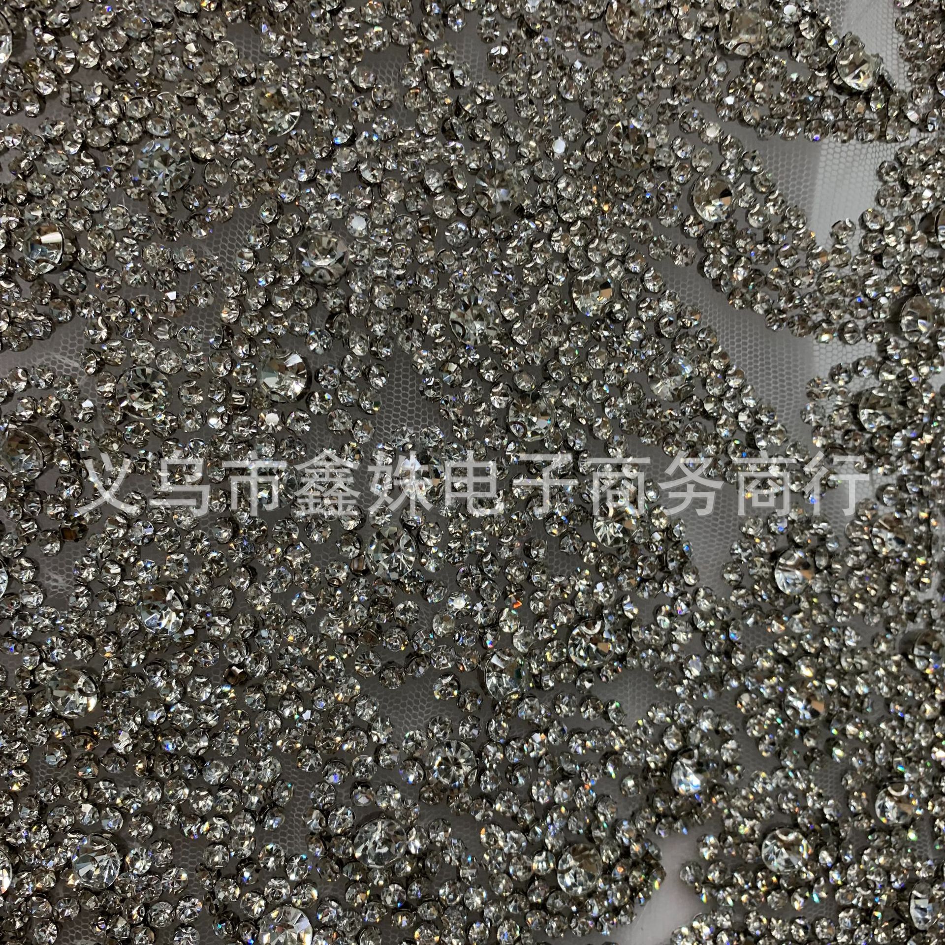 Double-layer tassels, hand-stitched, heavy floral applique, crystal rhinestone patch, wedding dress, Latin dance fashion show pic 17