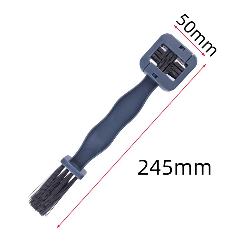 Motorcycle and bicycle chain brush, bicycle chainring cleaning brush, four-sided fully enclosed bristle cleaning tool pic 2