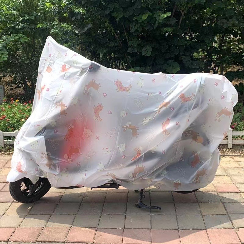 PEVA transparent printed car cover printing film, battery, electric vehicle, motorcycle rain and dust cover, car cover printing film pic 7