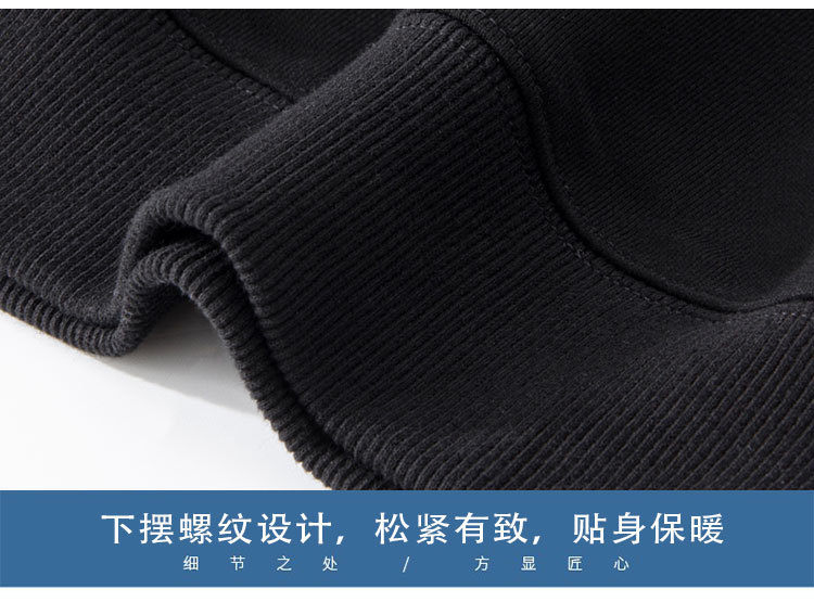 360g otoño invierno nuevo hombre cuello redondo sudadera país de la moda holgada tamaño grande moda marca de moda bordado algodón manga larga top pic 18