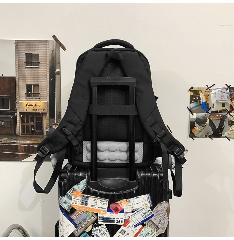 大容量多层书包初中生男女高中生双肩包减负护脊超轻便电脑背包详情40