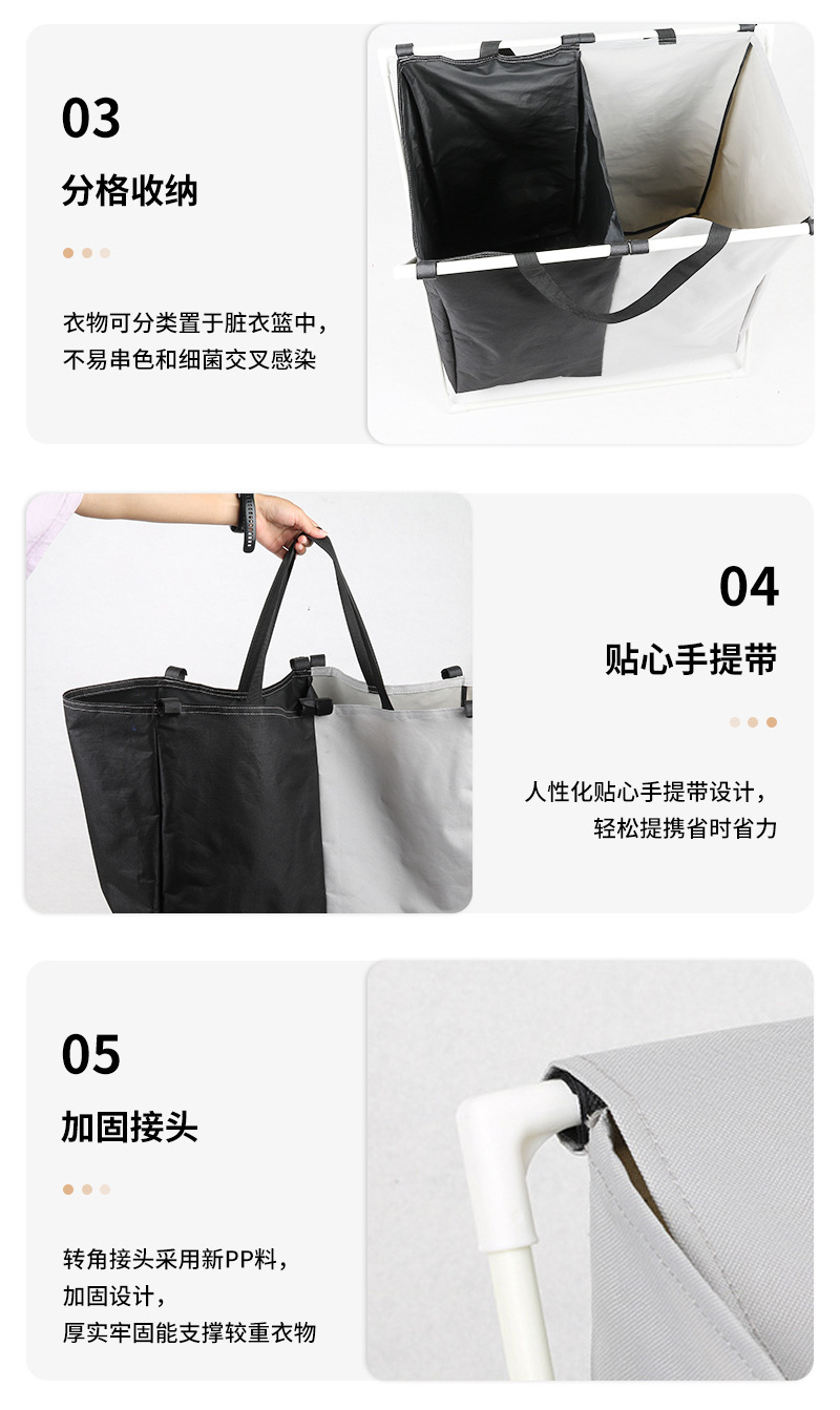 带轮折叠收纳箱80L露营户外整理箱防尘防水大容量详情17