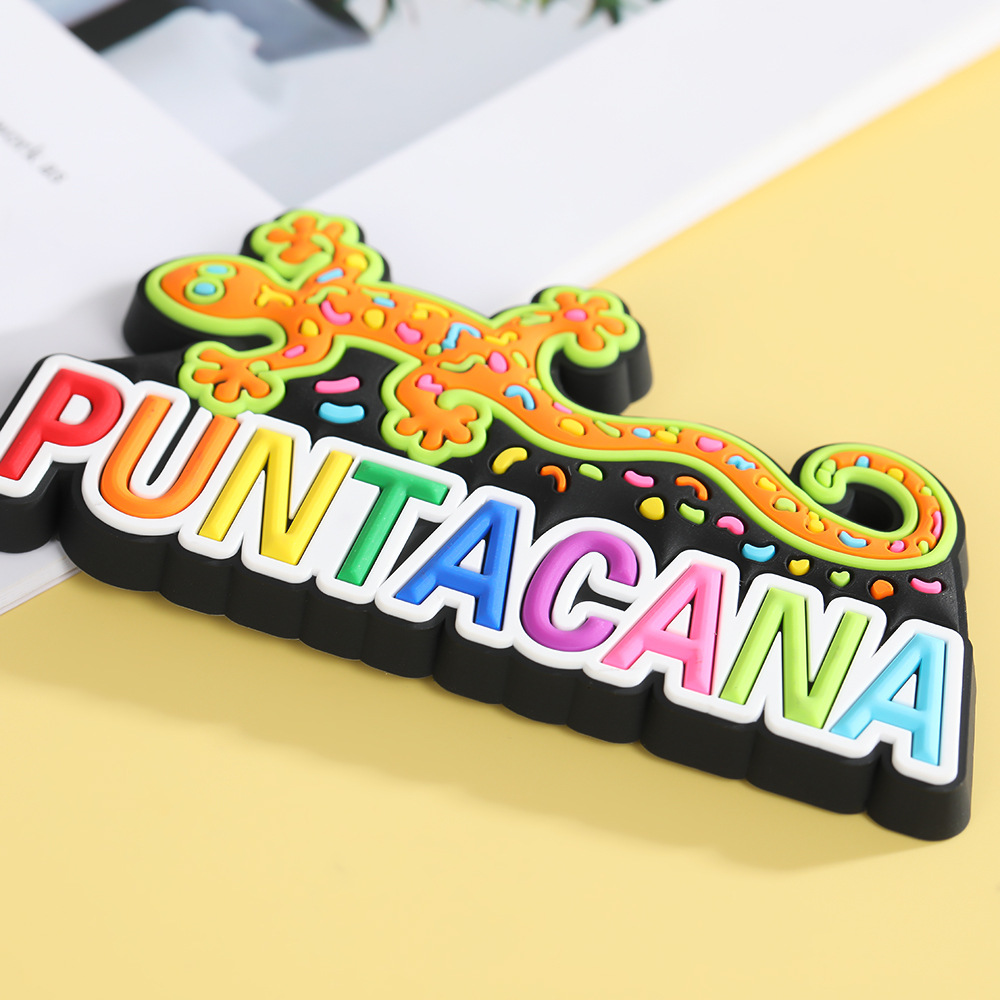 PVC soft rubber refrigerator stickers, tourist attraction souvenirs, three-dimensional refrigerator decoration pic 9