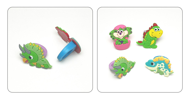 2024跨境可爱儿童卡通戒指 新款恐龙指环 派对玩具义乌现货批发详情9